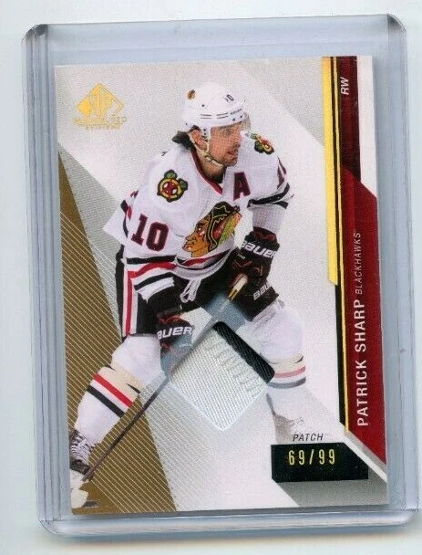 2014-15 SP Game Used Gold Spectrum Materials #88 Patrick Sharp 69/99 - Image 1 of 2
