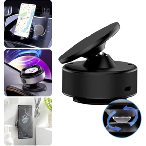 360 Rotation Electric Vacuum Magnetic Suction Cup Car Phone Holder Stand Mount - Photo 1 sur 13