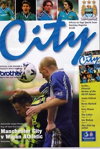 1111-MANCHESTER CITY v WIGAN ATHLETIC-1999-DIV 2 PLAY OFF SEMI FINAL 2nd LEG - Picture 1 of 1