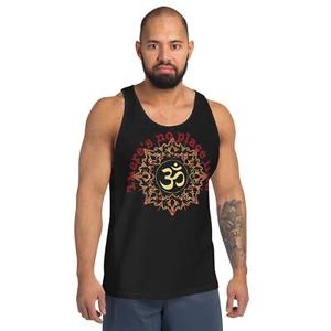 No Place Like Om Unisex Tank Top - Picture 1 of 17