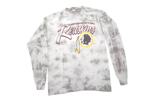 Junk Food Mens NFL Washington Redskins Long Sleeve Tie Dye Shirt New Large - Picture 1 of 6