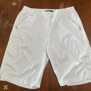 Jamie Sadock Shorts Womens Size 18 White Golf Paddleball Skinnylicious - Picture 1 of 11