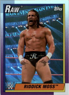 2021 Topps Heritage WWE Rainbow Foil #36 Riddick Moss - NM-MT - Image 1 of 2
