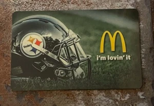 2016 McDonalds Gift Card. PITTSBURGH STEELERS. Mint. Worldwide shipping. - Picture 1 of 2