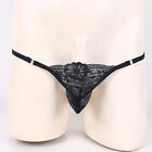 4Colors Men's Lace Briefs Bulge Pouch G-String Lingerie Bikini Thong Underwears