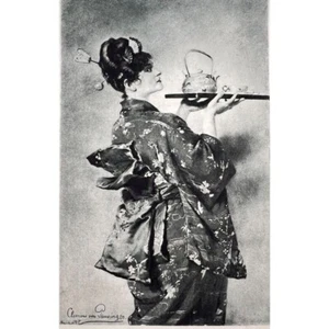 Original 1892 Photogravure - MADAME CHRYSANTHEME - Madame Butterfly - Picture 1 of 2