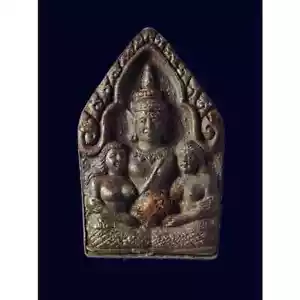 Seltenes Khun Paen Pa Cha Da BE 2544 Ajarn Pu Mor Nak Meisterwerk Thai Amulett - Bild 1 von 7