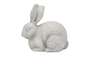 Style Selections 10.25-in H White Rabbit Garden Statue Yard Sculpture Art Decor - Picture 1 of 5