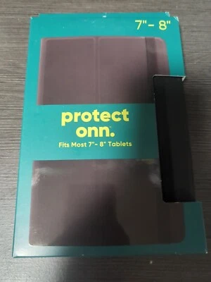 Protect ONN Universal Tablet Folding Folio Case Protection for Most 7"-8" - Image 1 of 4