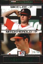 2008 TRISTAR Prospects Plus Green #140 Mike Lee/Mitch Herold/50