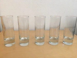 Set of 5 Patron Tequila Shot Glasses Brand New Nice - Picture 1 of 2