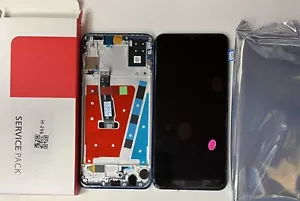 GENUINE HUAWEI P30 LITE 2019 Blue LCD SCREEN SERVICE PACK DISPLAY MAR-LX1A UK - Picture 1 of 1