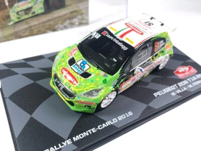 PEUGEOT 208 T16 R5 #51 RALLYE MONTE CARLO 2016 VILLA FERRARA IXO ALTAYA 1:43 - Photo 1/4