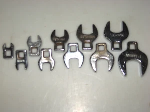 10-pc, 3/8" dr. CROWFOOT WRENCH SET (3/8" thru 1"), Taiwan - Picture 1 of 1