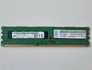 IBM 4GB DDR3 1600MHz PC3L-12800E 2RX8 Memory - PN: 00D5014 / 47J0216 - Picture 1 of 2