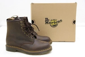 Dr. Martens Herren 1460 Crazy Horse Leder Stiefel US 9 EU 42 - Braun - Bild 1 von 19