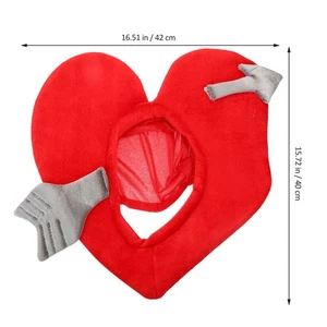 Cappello da festa amore amanti della testa cuore copricapo ragazze San Valentino fascia cappelli - Foto 1 di 12