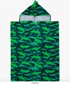 "Envoltura de playa con capucha para niños Saint Eve Swim, talla única 30""x50"" 100 % algodón" - Imagen 1 de 6