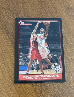 Raymond Felton 2006-07 Bowman #36 Charlotte Bobcats Tar Heels Knicks Foto 1 de 2