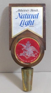Vintage ANHEUSER BUSCH NATURAL LIGHT BEER TAP HANDLE 6" COLLECT MAN CAVE BAR - Picture 1 of 12