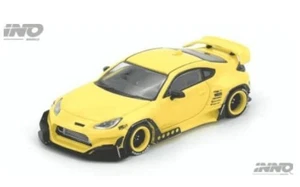 IN64-GR86P-YELLOW INNO Model 1:64 Toyota GR86 "PANDEM" Yellow model car - Picture 1 of 3