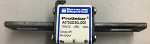 Fusible Ferraz Shawmut 200A 700V A07OUD30LI200 S300143 (b186) - Imagen 1 de 7