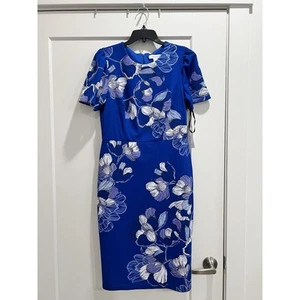 Liz Claiborne Neu mit Etikett Größe 6. Blau-weiß geblümt - Bild 1 von 6