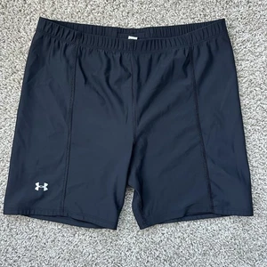 Under Armour Women's Black Compression Shorts HeatGear Size XL - Picture 1 of 6