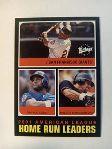 2002 Upper Deck Vintage Error #274 Barry Bonds Sammy Sosa Luis Gonzalez Free Shp - Picture 1 of 2