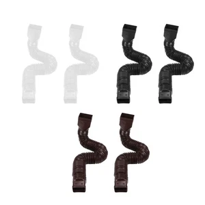 Gutter Downspout Extensions Extendable 2 Soft Hose Water Transfer Rainwater - Picture 1 of 21