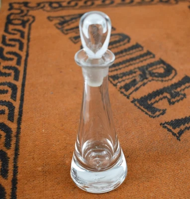 ANCIENNE TOPETTE A ABSINTHE CONIQUE EN VERRE SOUFFLE AVEC BOUCHON  1900 - Photo 1/2