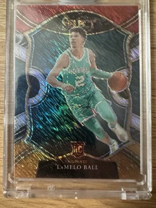 Lamelo Ball 2020 Panini Select Red Orange Shimmer Prizm RC Rookie - Bild 1 von 2