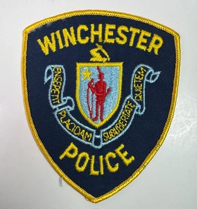 Winchester Police Massachusetts MA Patch J8 - Picture 1 of 2