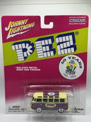 Johnny Lightning "PEZ 50 Years" 50th Anniversary VW Bus - 1:64 Diecast Car - Image 1 of 4