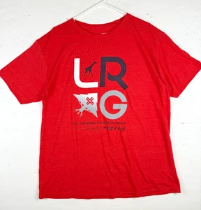 Camiseta Roja Talla L - LRG Original Grupo de Investigación Logotipo Gráfico - Imagen 1 de 6