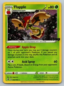 Flapple - 022/192 - Pokemon Rebel Clash (Gamestop Exclusive) NM OPENED - Picture 1 of 2