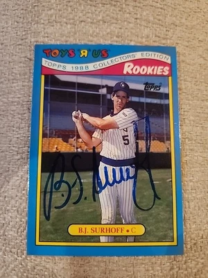 Signed 1988 Topps Toys R Us Rookies - B.J. Surhoff #31 - Image 1 of 2