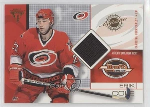2001-02 Pacific Private Stock Titanium Draft Edition Erik Cole #18 Rookie RC - Picture 1 of 3