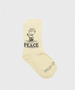 In The Box calzini corti in cotone Peanuts basket, giallo pastello SS230033.75 - Picture 1 of 1