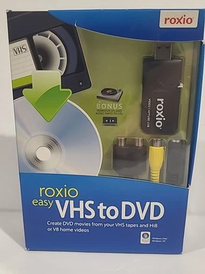 Roxio Easy VHS to DVD  Plus Converter – Digitize Your Memories - Image 1 of 4