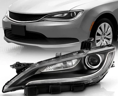 2015-2017 Chrysler 200 без светодиодных дневных ходовых огней галогенные фары фара со стороны водителя - Изображение 1 из 2