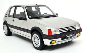 OTTO 1/12 - Peugeot  205 GTi 1.6 Futura Grey 1984 Large Scale Resin Model Car - Picture 1 of 8