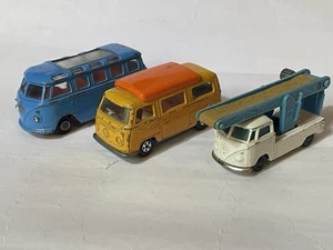 Vintage Diecast Matchbox Superfast Volkswagen VW T2 Camper Lone Star Bus Husky - Picture 1 of 11