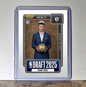 Danny Wolf Rookie 2025-26 Panini NBA #24 Draft Night Card Brooklyn Nets - Picture 1 of 1
