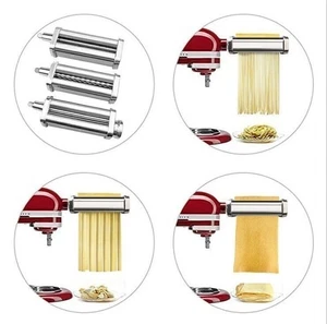 Für KitchenAid 5KSMPRA Edelstahl Dreiteiliger Nudelvorsatz Pastaaufsatz Zubehör - Bild 1 von 14