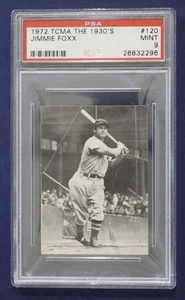 1972 TCMA's the 30's 1930's #120 James Jimmie Foxx PSA 9 MINT POP 1 - Bild 1 von 2