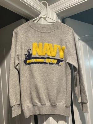 Vintage USS John F. Kennedy CV-67 Sweatshirt Mens Small Crewneck US Navy 80s - Image 1 of 4