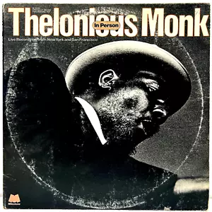 Thelonious Monk In Person 1976 Vinyl Milestone Records 1st Press - Picture 1 of 7