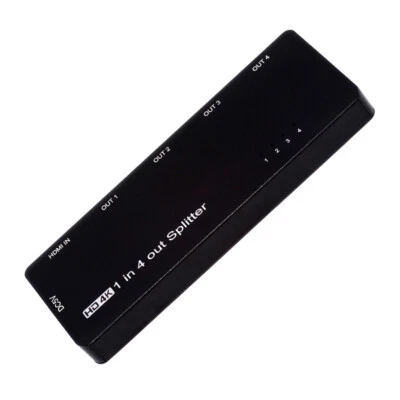 CY HDMI Splitter 1-IN-4-OUT 4K 60hz Ultra-HD Extender Switch 18Gbps UHD Hub HDCP - Image 1 of 4