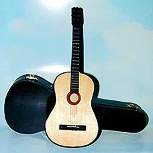Western wooden guitar collectible model musical - Picture 1 of 1